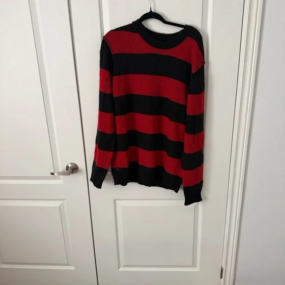 Zadig & Voltaire Mens Bensti Stripes Wool-Blend Sweater - Picture 5 of 6